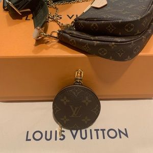 Louis Vuitton Round Coin Purse from Multi Pochette